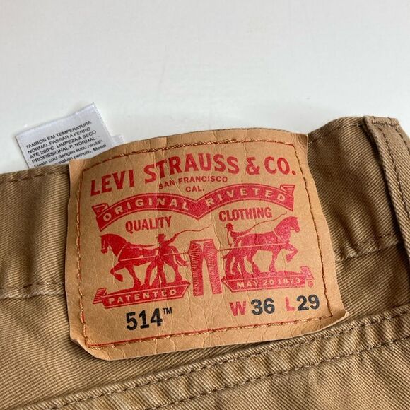 LEVI’S 514 36 x 29 Classic Gold Western Unisex jean Pant - Picture 3 of 10